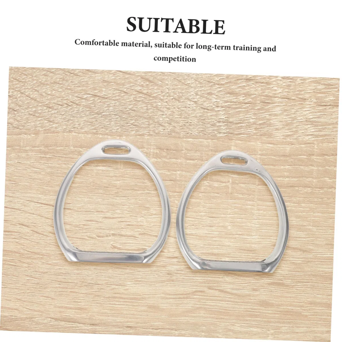 Estribo de Silla de Montar Inglés, Estribo Ecuestre de Aleación de Aluminio, Plata, Fácil de Limpiar, Comodidad y Reducción de Fatiga, para Caballo y Silla de Montar, Equitación