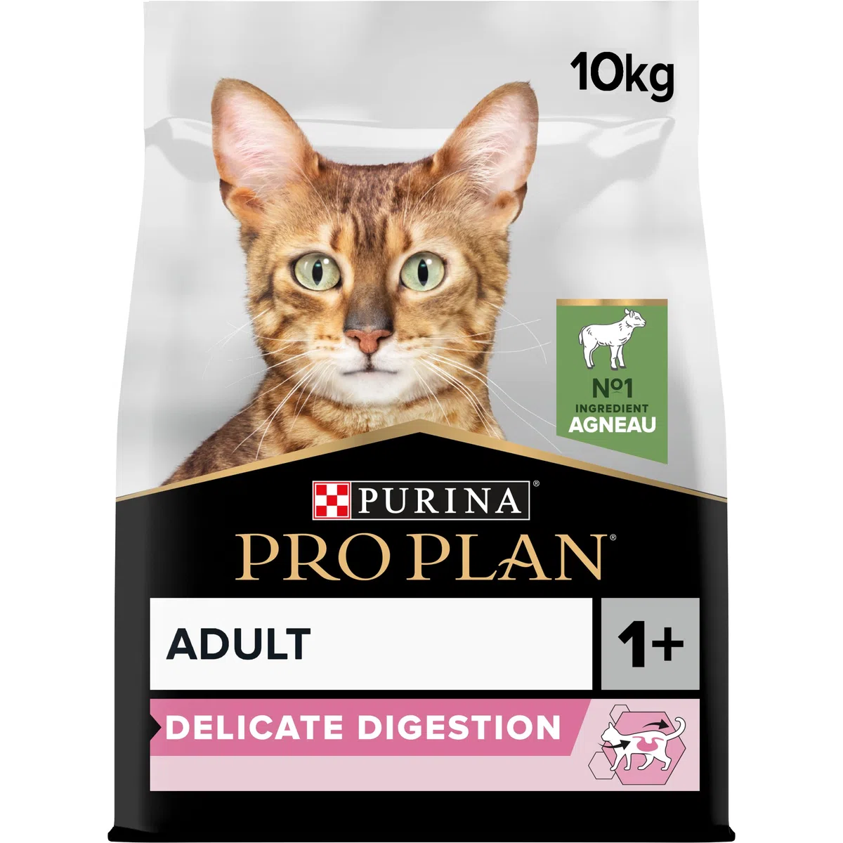 PRO PLAN Delicadas croquetas - Riche en agneau - Pour Chat Adulte - 10 kg