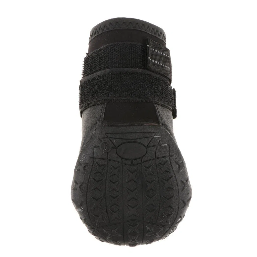 4 Pares de Zapatos para Perros Y Cachorros, Sin Calcetines.