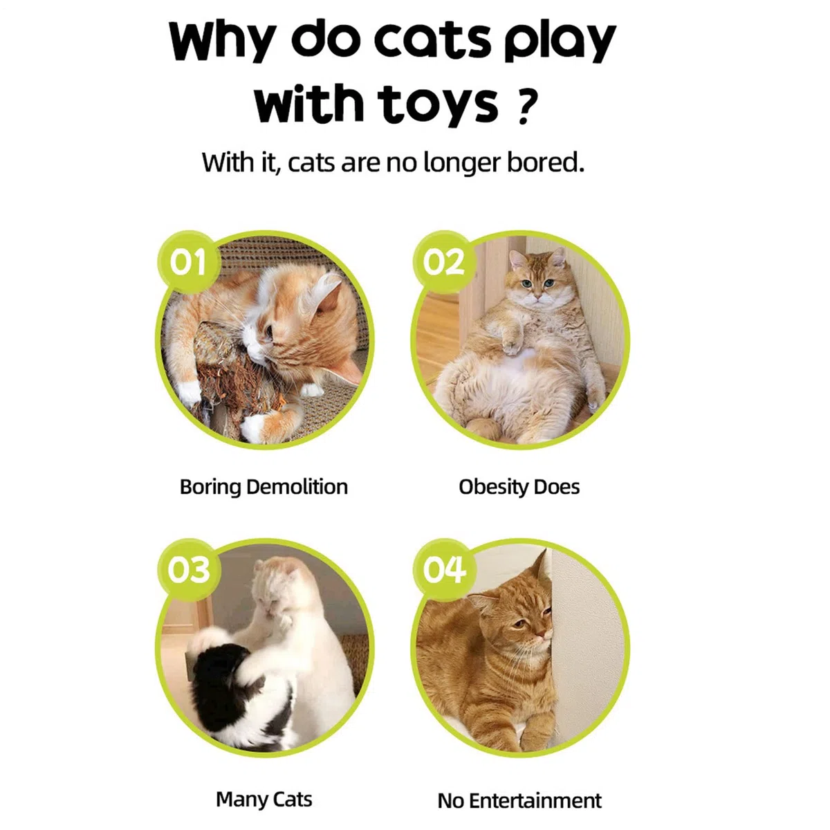 Juguetes para Gato Tipo Pelota Juegos Interactivos de Fútbol para Mascotas | Juguetes Estimulantes para Gatos para Entrenamiento, Ejercicio, Estimulación Mental,