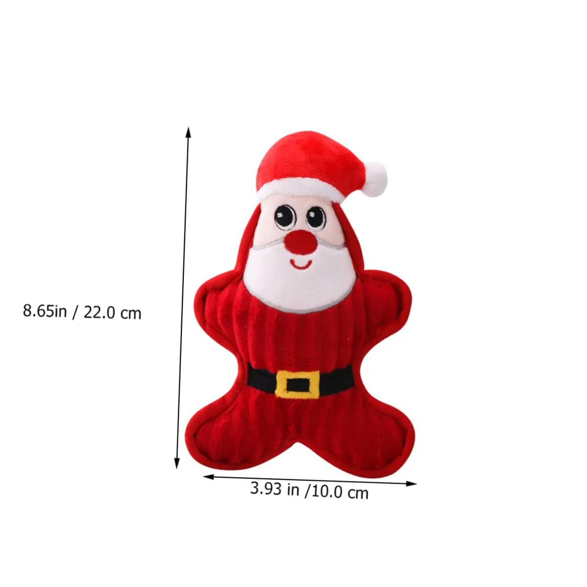 minkissy 6 Piezas de Juguete para Perros y Mascotas, Juguete Interactivo para Perros, Juguete de Peluche masticable para, Juguetes chirriantes de Navidad, Juguetes molares para,