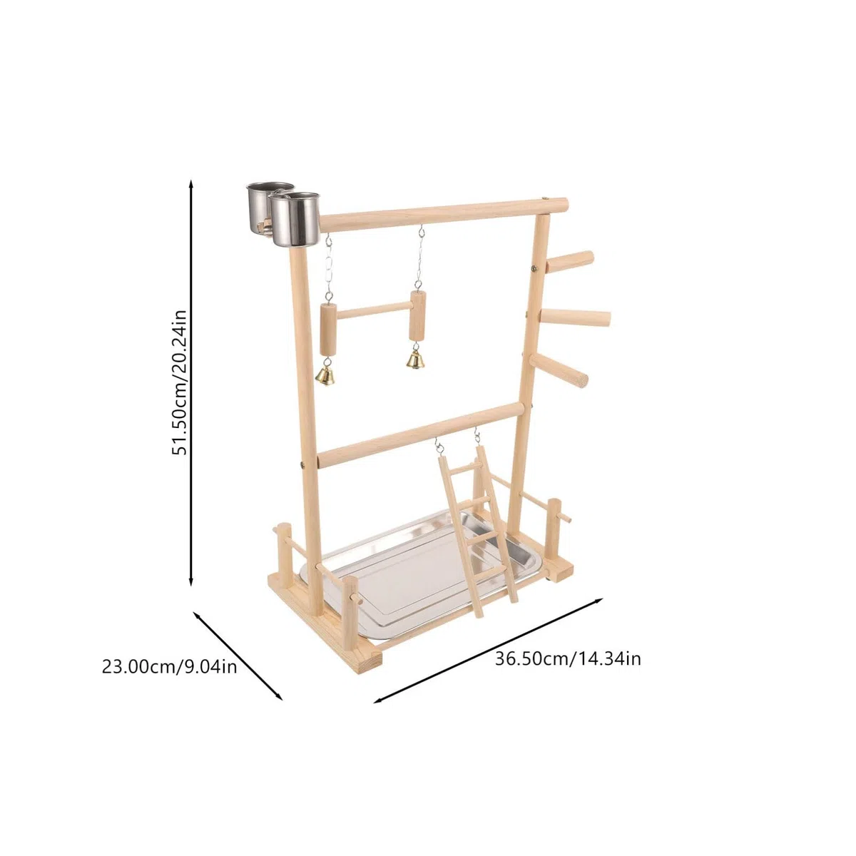 POPETPOP 1juego Soporte De Percha para Aves De Natural Estable y Duradero para Periquitos y Aves Pequeñas para Voladeras y Entrenamiento Casa