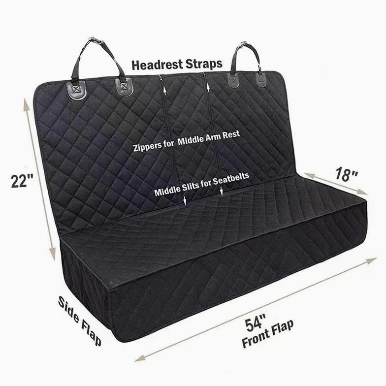 Funda de Asiento de Coche para Perro para Suzuki Livio 2015-2018, Funda Asiento de Coche Perros, Antideslizante Impermeable, Hamaca Viaje Perros Accesorios Coche