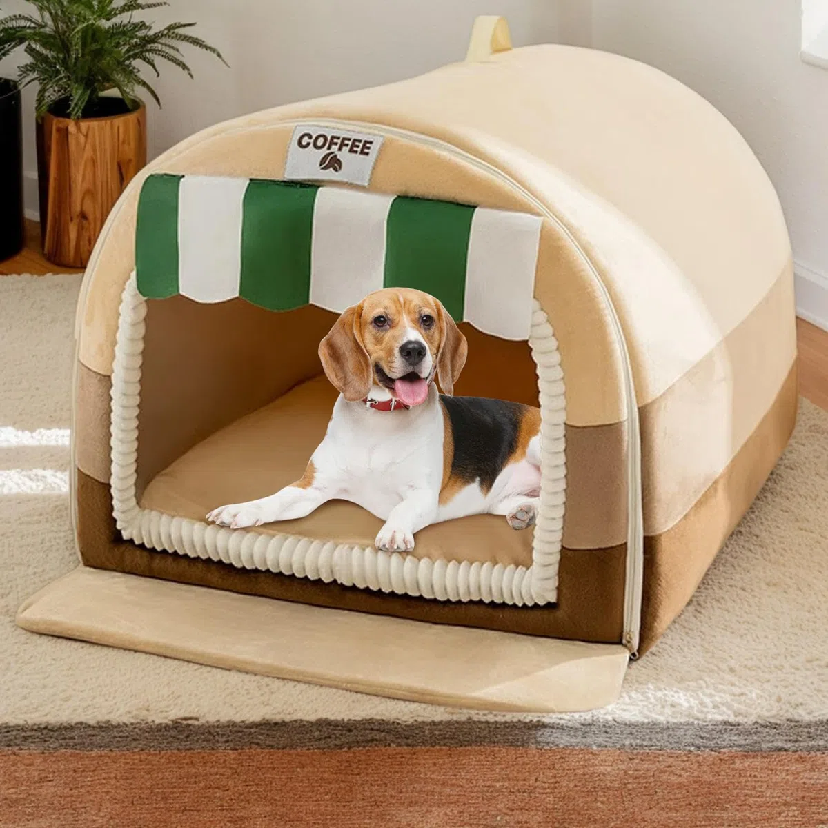 Cama De Perro, Cama De Interior para Perros, Cama Lavable para Mascotas, Cama De Tienda De Descanso Caliente De Invierno para Gatos De Mascota, De Dormir Desmontable para Gatos, Chie | Cama De Tienda De Descanso Caliente De Invierno para Gatos De Mascota,