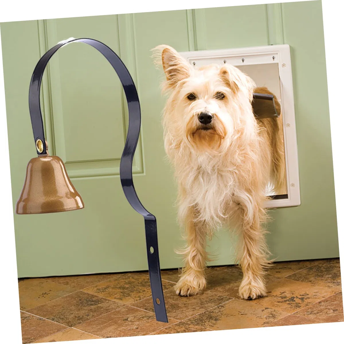 STOBOK 4piezas Timbre para Perros De Metal Entrenamiento De Potty y Housetraining Diseño Elegante para Comunicación Mascotas