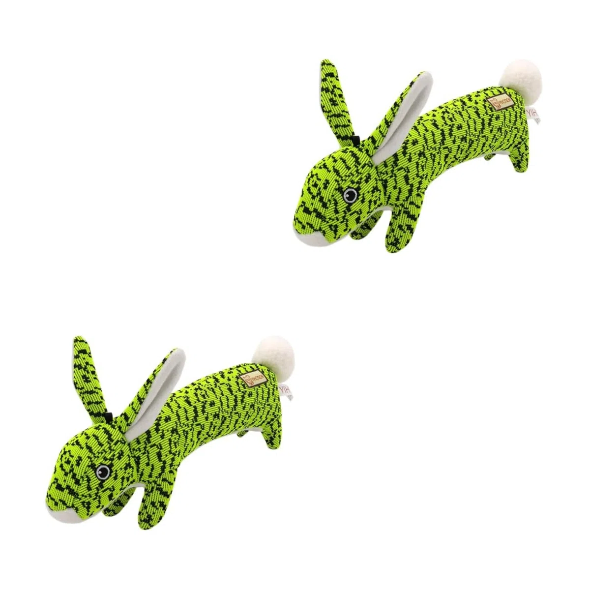 Mipcase 2 Uds Juguete De Peluche Perro Perro Juguete para Masticar Juguete para Mascotas Pet Squeaky Toy Fly Weave Green Sound Toy Pet Sound Toy Perro De Juguete Chirriante