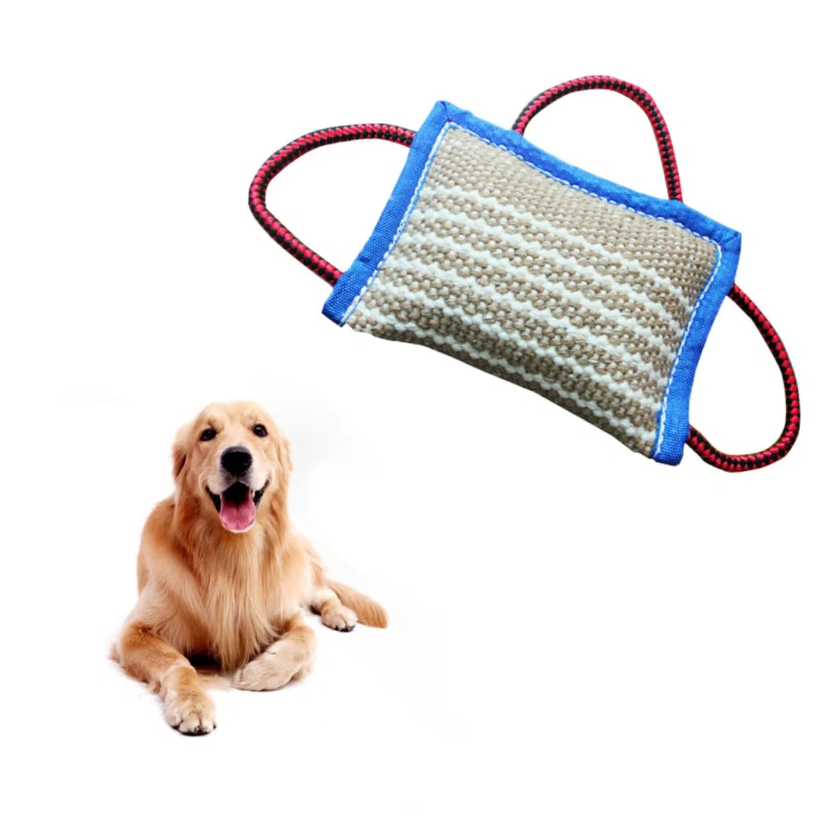 BESPORTBLE Almohada De Yute para Morder Juguetes para Mascotas Entrenamiento Canino