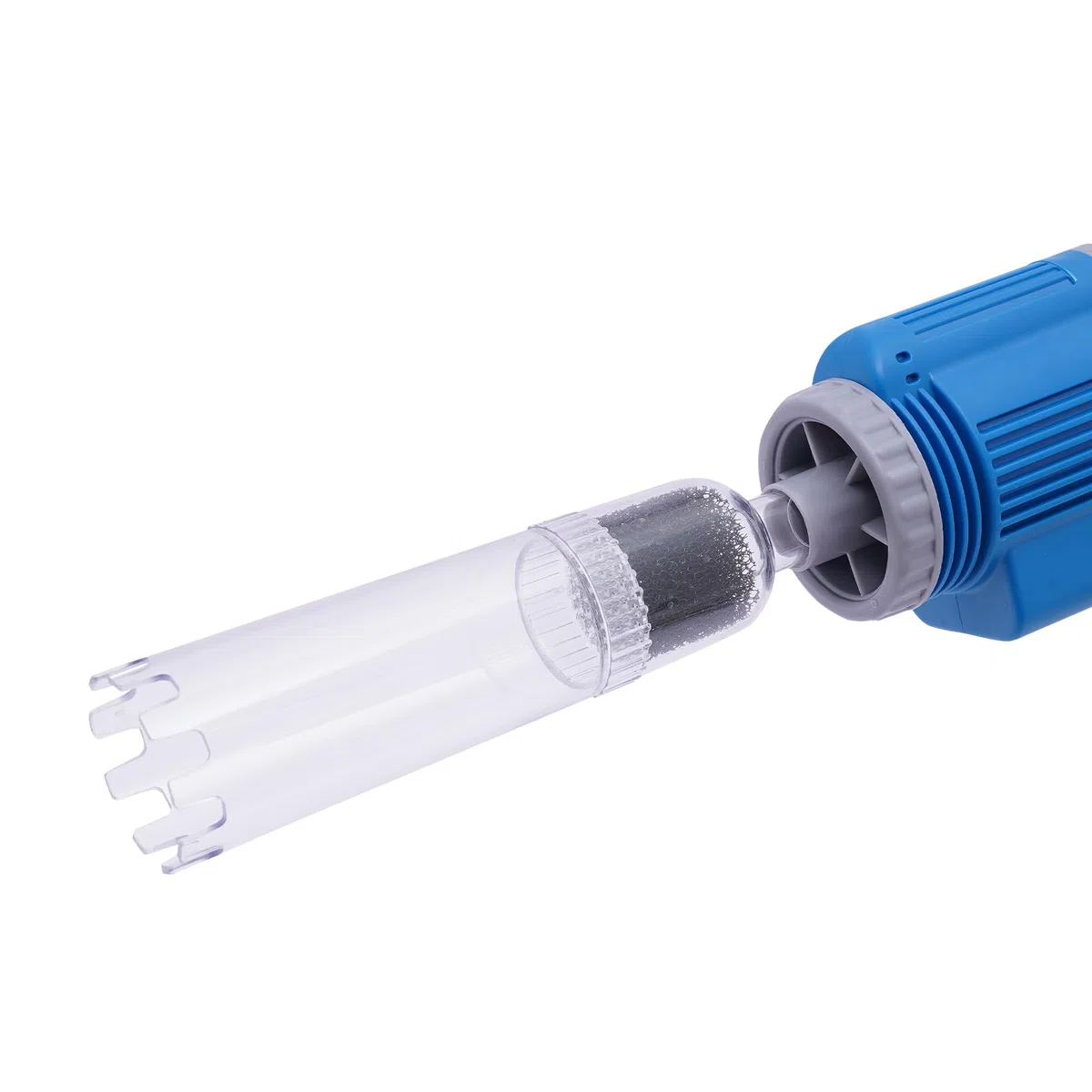 Kit de sifón limpiador de grava para acuario, herramienta automática de limpieza de acuario, cambiador de agua al vacío extraíble eléctrico para cambio de agua/eliminación de detritos/limpieza