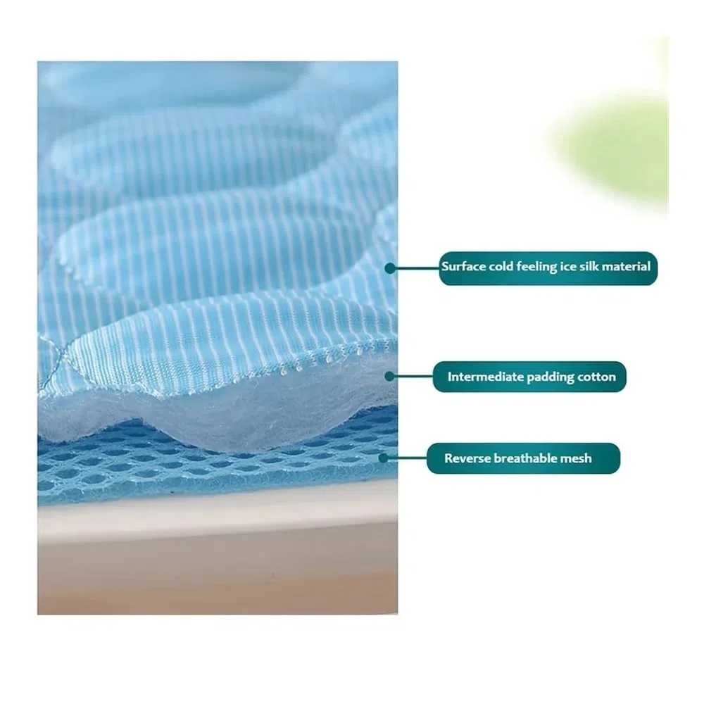 Alfombrilla de refrigeración para perros, cama fría extra grande para perros pequeños y grandes, accesorios para mascotas, manta duradera para sofá, gato, manta de hielo para gatos (gris