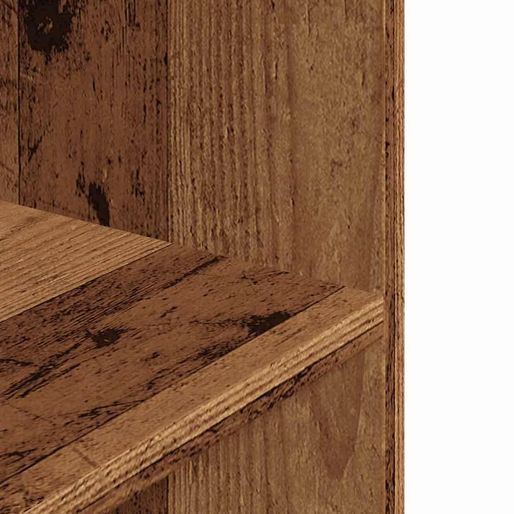 Armario para acuario con aspecto de madera vieja, 36 x 60,5 x 72,5 cm, material de madera, soporte para acuario con compartimentos, espacio para comida para peces, soporte para salón y