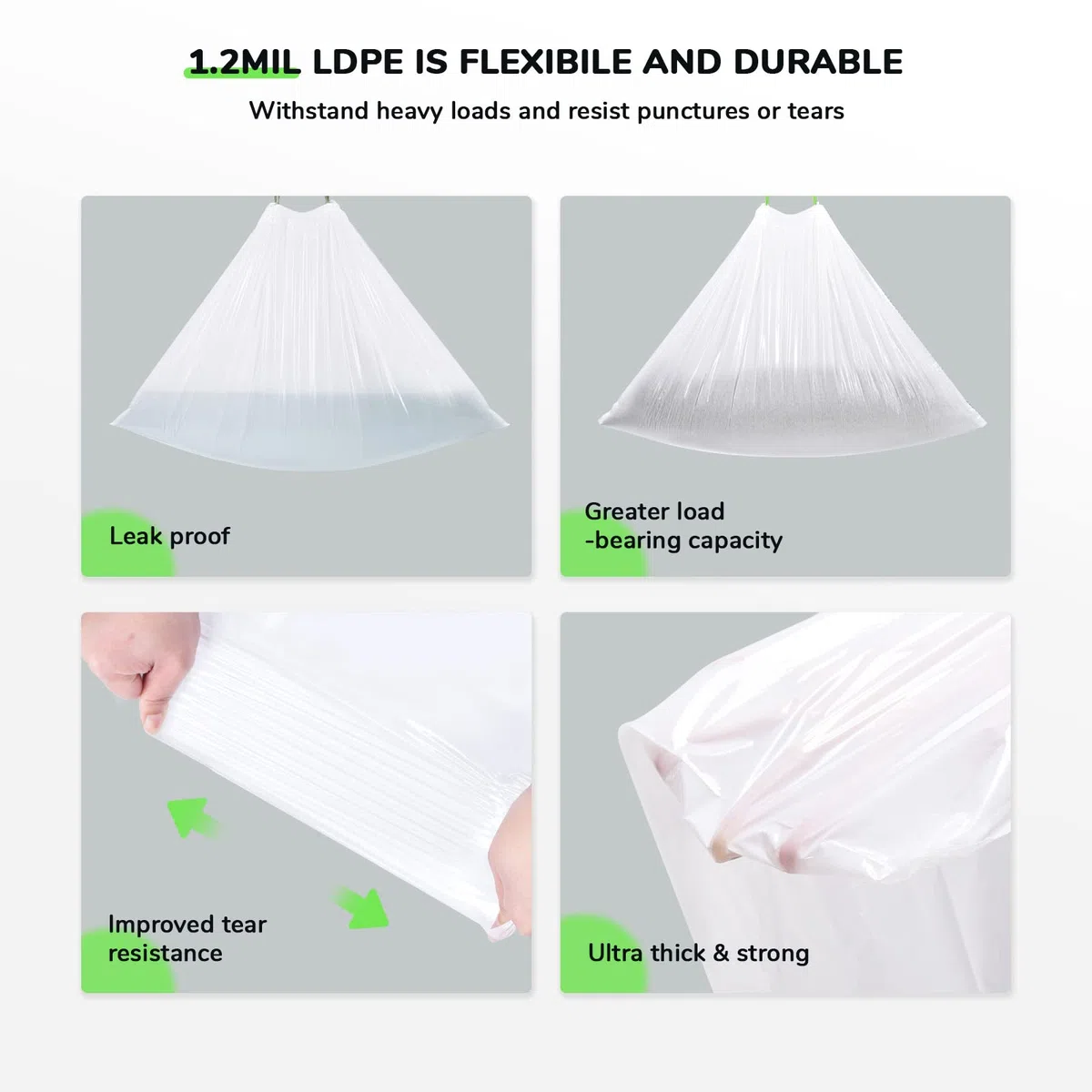 65 bolsas de arena para gatos con cordón para la mayoría de las cajas de arena autolimpiables para autolimpiables, extra gruesas, para cajones de arena para mascotas, bolsas de basura