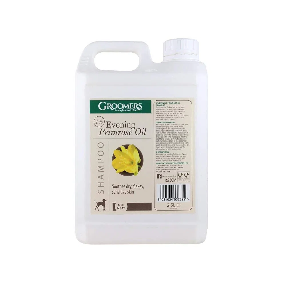 Groomers Evening Primrose Champú para Mascotas con nachtkerzenöl 2,5 litros