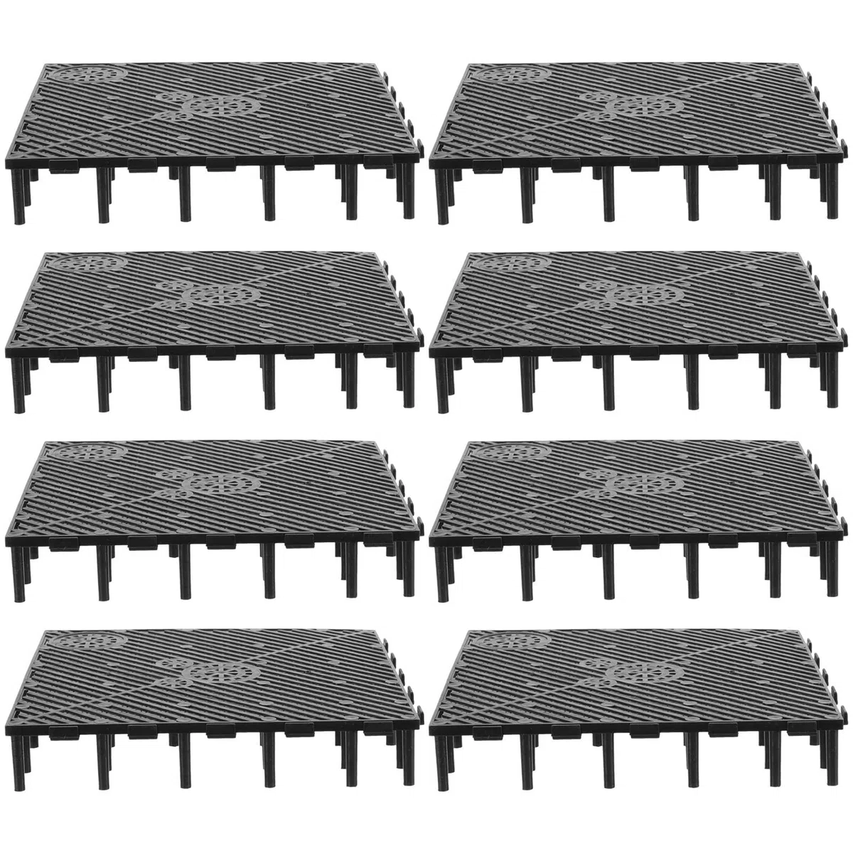 GALPADA 20 Placas de Filtro de Fondo para Acuario de PVC Negro Empalme, Buena Permeabilidad al Agua y Fácil Instalación para Acuarios y Cría de Peces