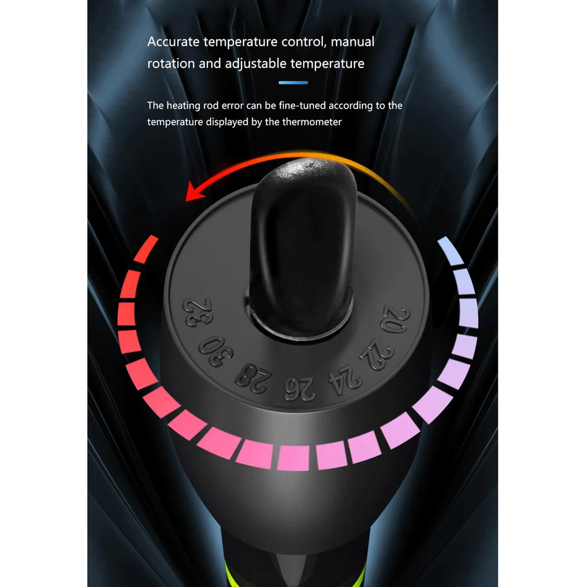 Varilla calefactora para pecera, Tubo de Vidrio automático a Prueba de explosiones a Temperatura Constante con Funda Protectora, 75W (200W)