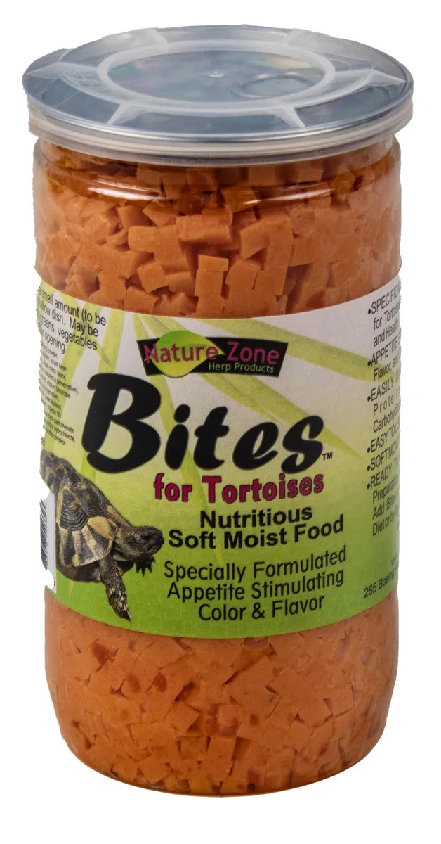 Nature Zone Nutri Bites Juvenile Tortoise Nutritious Soft Moist Pet Food 9oz