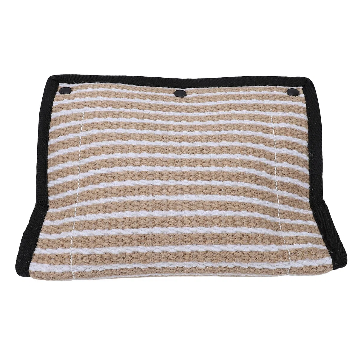 Almohada para Morder de, Juguete Interactivo de Yute Grueso para Entrenamiento y Obediencia de Perros Al Aire Libre, 1 Unidad (Negra)