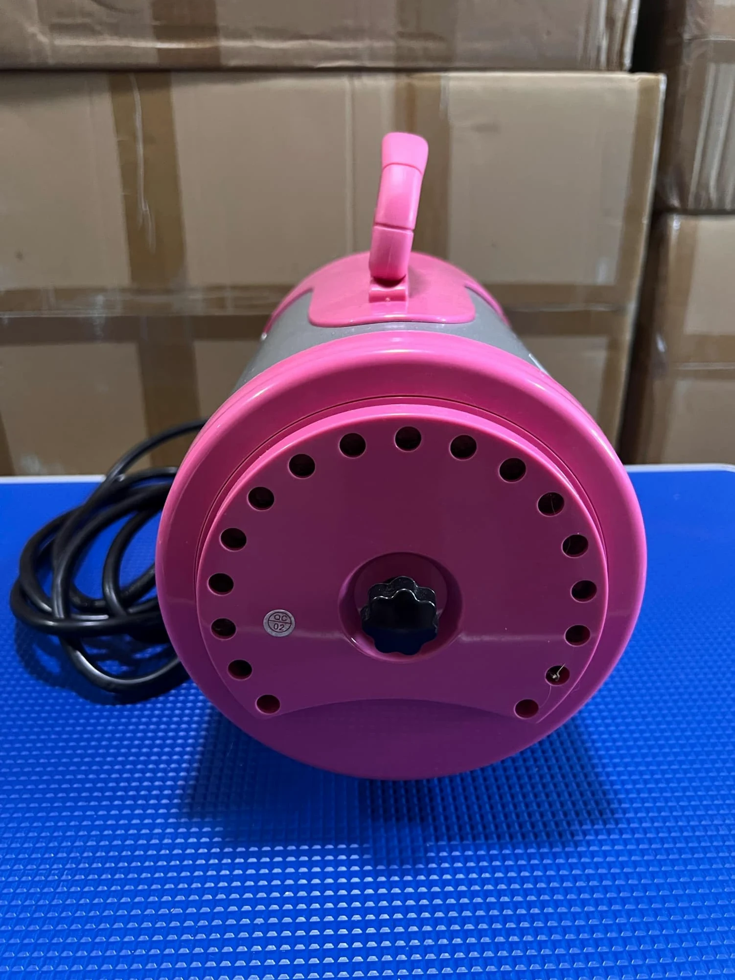 Pet Supplies - Secador de pelo profesional para mascotas de 2800 W con manguera, un potente pero silencioso secador para perros con velocidad variable (rosa)