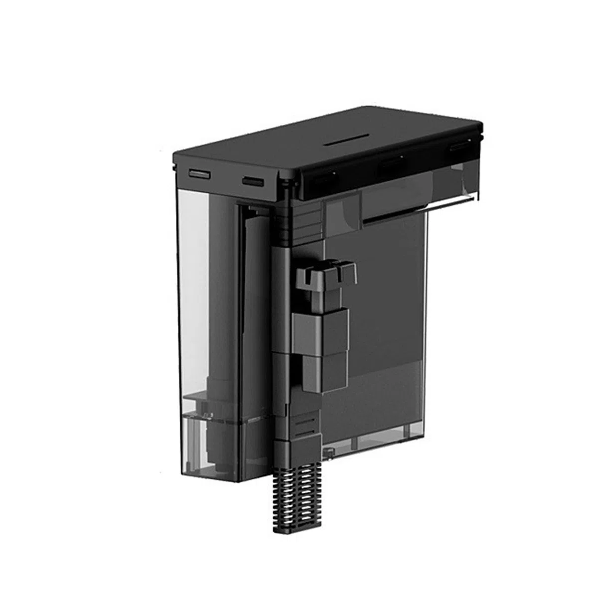 Filtro Exterior para Acuario Hang Tanque de Pescado Tanque de césped Filtro de Pared Externa Cubierte de Cubo de Cubo Mini Filtro de Silencio de desgrasador