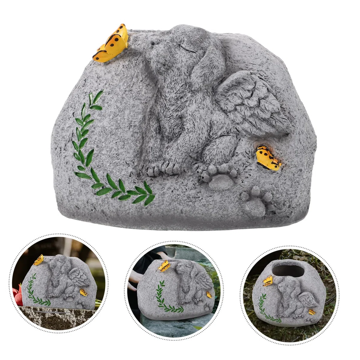 Toddmomy 2piezas Conmemorativa para De De para Jardín Decoración Exterior De Multifuncional para Suculentas y Flores