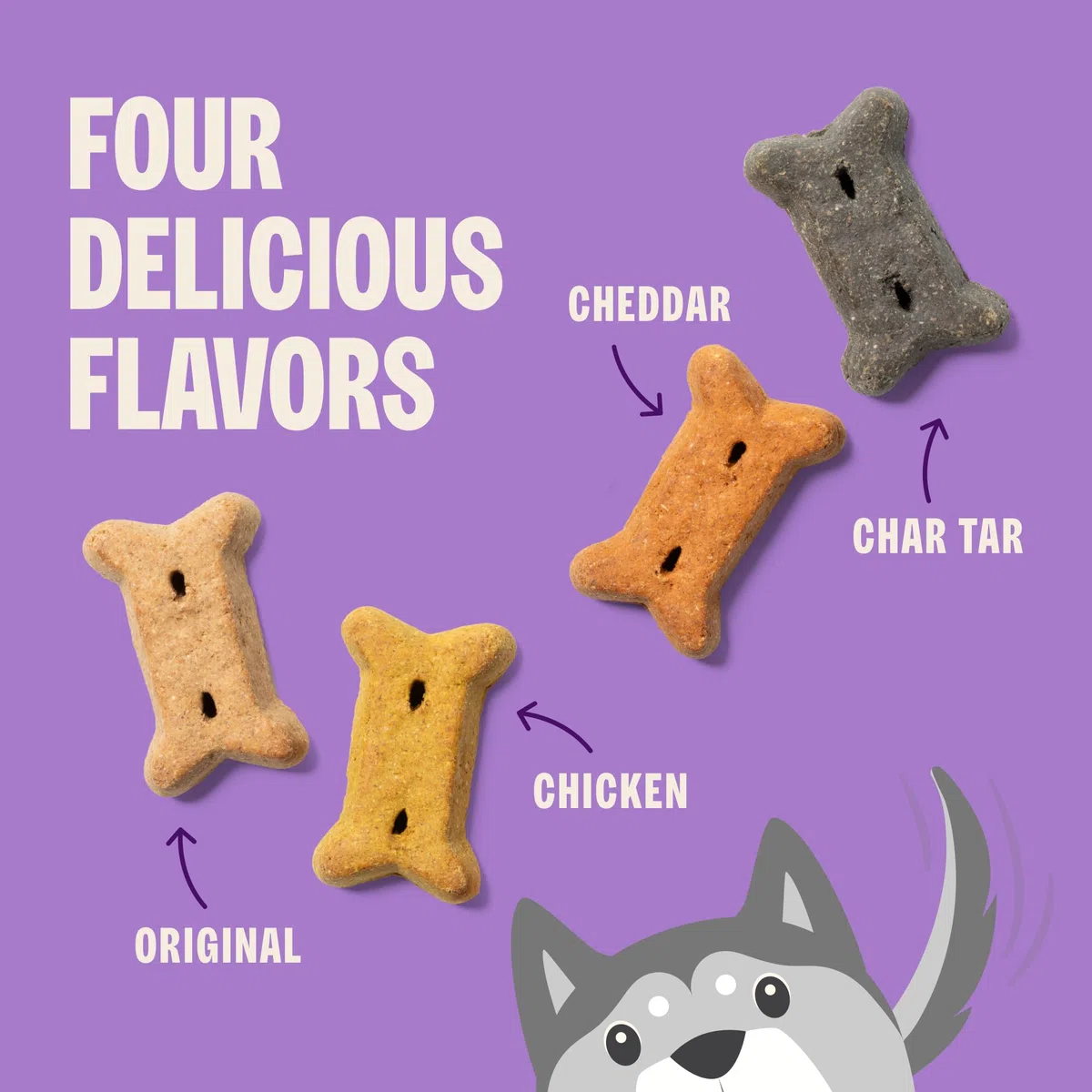 Vieja Madre Hubbard crujientes Classic Natural Dog Treats