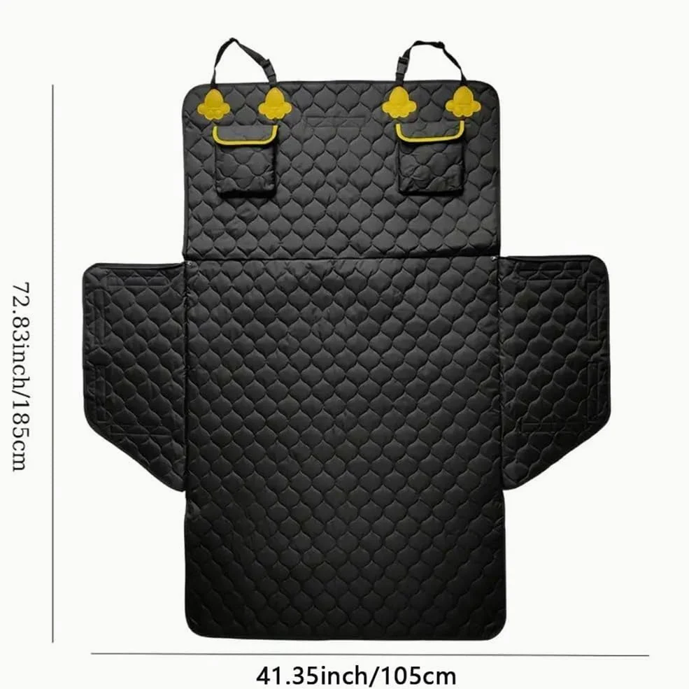Estera del Perro Maletero Coche para Fiat 500 2013+, Scratchproof Dog Back Alfombrilla Carga Mascotas Antideslizante y Duradera Cover Accesorios