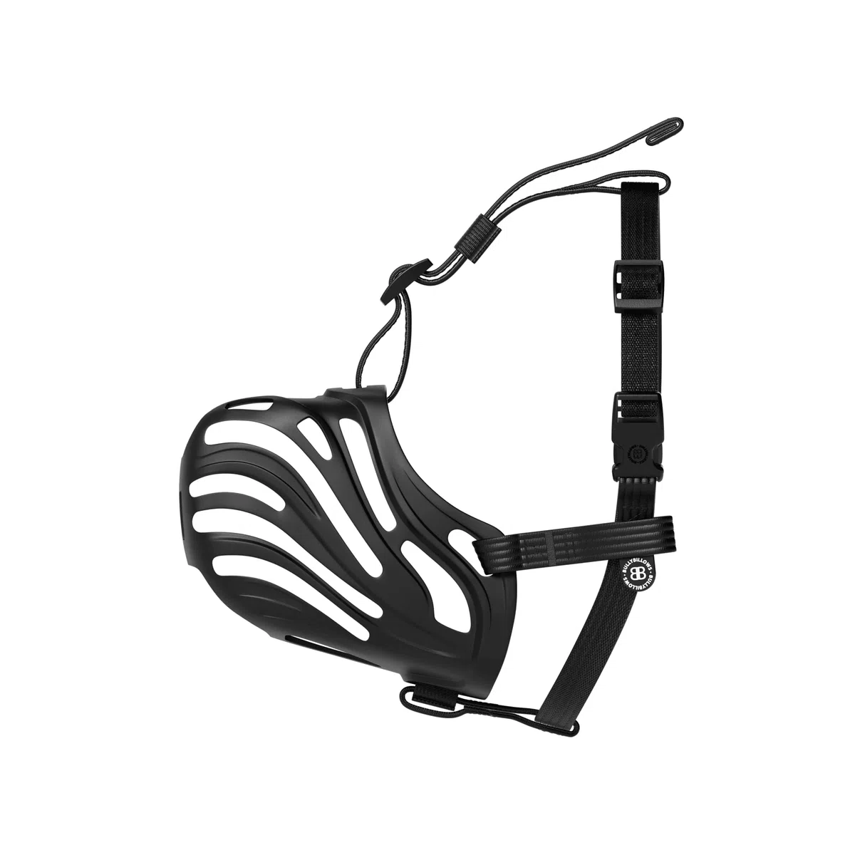BullyBillows Bozal de perro | Bozal de seguridad flexible para perros para evitar mordeduras y carroñeros, cómodo material TPE, correa ajustable, diseño transpirable para perros pequeños a grandes