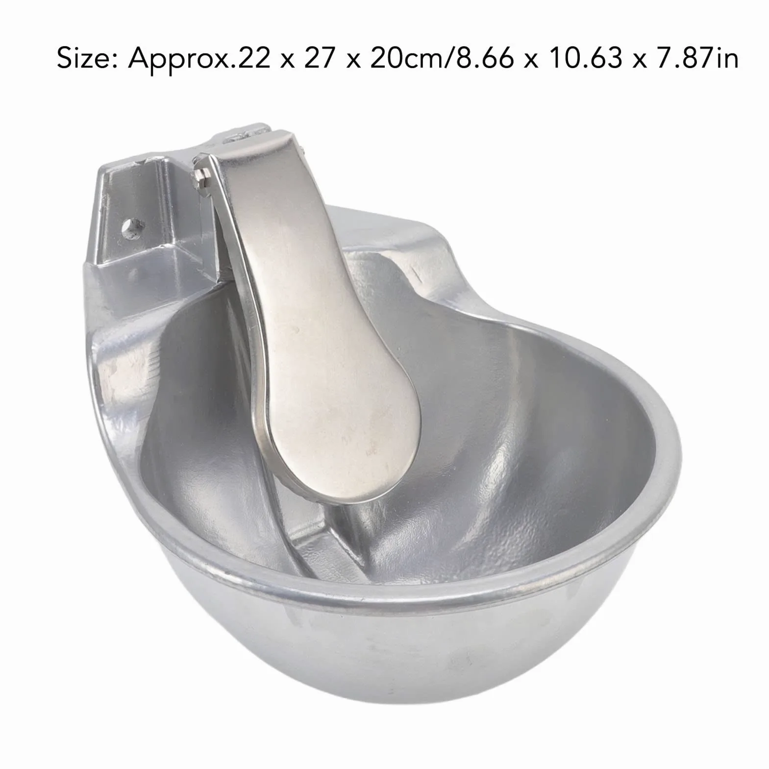 Bebedero Automático, Kit de Aleación de Aluminio para Bebedero de Ganado, Espesado Robusto Ahorrador de Agua para Ganado, para Caballo Ganado Oveja Burro Perro, Fácil de Limpiar